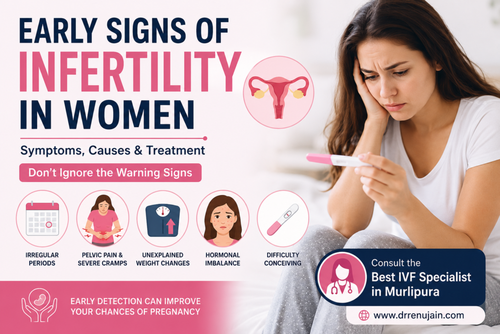 Early Signs of Infertility in Women: What Every Woman Should Know 1 <blockquote class="instagram-media" data-instgrm-captioned data-instgrm-permalink="https://www.instagram.com/p/DYwvWZ4k-Rv/?utm_source=ig_embed&utm_campaign=loading" data-instgrm-version="14" style=" background:#FFF; border:0; border-radius:3px; box-shadow:0 0 1px 0 rgba(0,0,0,0.5),0 1px 10px 0 rgba(0,0,0,0.15); margin: 1px; max-width:540px; min-width:326px; padding:0; width:99.375%; width:-webkit-calc(100% - 2px); width:calc(100% - 2px);"><div style="padding:16px;"> <a href="https://www.instagram.com/p/DYwvWZ4k-Rv/?utm_source=ig_embed&utm_campaign=loading" style=" background:#FFFFFF; line-height:0; padding:0 0; text-align:center; text-decoration:none; width:100%;" target="_blank"> <div style=" display: flex; flex-direction: row; align-items: center;"> <div style="background-color: #F4F4F4; border-radius: 50%; flex-grow: 0; height: 40px; margin-right: 14px; width: 40px;"></div> <div style="display: flex; flex-direction: column; flex-grow: 1; justify-content: center;"> <div style=" background-color: #F4F4F4; border-radius: 4px; flex-grow: 0; height: 14px; margin-bottom: 6px; width: 100px;"></div> <div style=" background-color: #F4F4F4; border-radius: 4px; flex-grow: 0; height: 14px; width: 60px;"></div></div></div><div style="padding: 19% 0;"></div> <div style="display:block; height:50px; margin:0 auto 12px; width:50px;"><svg width="50px" height="50px" viewBox="0 0 60 60" version="1.1" xmlns="https://www.w3.org/2000/svg" xmlns:xlink="https://www.w3.org/1999/xlink"><g stroke="none" stroke-width="1" fill="none" fill-rule="evenodd"><g transform="translate(-511.000000, -20.000000)" fill="#000000"><g><path d="M556.869,30.41 C554.814,30.41 553.148,32.076 553.148,34.131 C553.148,36.186 554.814,37.852 556.869,37.852 C558.924,37.852 560.59,36.186 560.59,34.131 C560.59,32.076 558.924,30.41 556.869,30.41 M541,60.657 C535.114,60.657 530.342,55.887 530.342,50 C530.342,44.114 535.114,39.342 541,39.342 C546.887,39.342 551.658,44.114 551.658,50 C551.658,55.887 546.887,60.657 541,60.657 M541,33.886 C532.1,33.886 524.886,41.1 524.886,50 C524.886,58.899 532.1,66.113 541,66.113 C549.9,66.113 557.115,58.899 557.115,50 C557.115,41.1 549.9,33.886 541,33.886 M565.378,62.101 C565.244,65.022 564.756,66.606 564.346,67.663 C563.803,69.06 563.154,70.057 562.106,71.106 C561.058,72.155 560.06,72.803 558.662,73.347 C557.607,73.757 556.021,74.244 553.102,74.378 C549.944,74.521 548.997,74.552 541,74.552 C533.003,74.552 532.056,74.521 528.898,74.378 C525.979,74.244 524.393,73.757 523.338,73.347 C521.94,72.803 520.942,72.155 519.894,71.106 C518.846,70.057 518.197,69.06 517.654,67.663 C517.244,66.606 516.755,65.022 516.623,62.101 C516.479,58.943 516.448,57.996 516.448,50 C516.448,42.003 516.479,41.056 516.623,37.899 C516.755,34.978 517.244,33.391 517.654,32.338 C518.197,30.938 518.846,29.942 519.894,28.894 C520.942,27.846 521.94,27.196 523.338,26.654 C524.393,26.244 525.979,25.756 528.898,25.623 C532.057,25.479 533.004,25.448 541,25.448 C548.997,25.448 549.943,25.479 553.102,25.623 C556.021,25.756 557.607,26.244 558.662,26.654 C560.06,27.196 561.058,27.846 562.106,28.894 C563.154,29.942 563.803,30.938 564.346,32.338 C564.756,33.391 565.244,34.978 565.378,37.899 C565.522,41.056 565.552,42.003 565.552,50 C565.552,57.996 565.522,58.943 565.378,62.101 M570.82,37.631 C570.674,34.438 570.167,32.258 569.425,30.349 C568.659,28.377 567.633,26.702 565.965,25.035 C564.297,23.368 562.623,22.342 560.652,21.575 C558.743,20.834 556.562,20.326 553.369,20.18 C550.169,20.033 549.148,20 541,20 C532.853,20 531.831,20.033 528.631,20.18 C525.438,20.326 523.257,20.834 521.349,21.575 C519.376,22.342 517.703,23.368 516.035,25.035 C514.368,26.702 513.342,28.377 512.574,30.349 C511.834,32.258 511.326,34.438 511.181,37.631 C511.035,40.831 511,41.851 511,50 C511,58.147 511.035,59.17 511.181,62.369 C511.326,65.562 511.834,67.743 512.574,69.651 C513.342,71.625 514.368,73.296 516.035,74.965 C517.703,76.634 519.376,77.658 521.349,78.425 C523.257,79.167 525.438,79.673 528.631,79.82 C531.831,79.965 532.853,80.001 541,80.001 C549.148,80.001 550.169,79.965 553.369,79.82 C556.562,79.673 558.743,79.167 560.652,78.425 C562.623,77.658 564.297,76.634 565.965,74.965 C567.633,73.296 568.659,71.625 569.425,69.651 C570.167,67.743 570.674,65.562 570.82,62.369 C570.966,59.17 571,58.147 571,50 C571,41.851 570.966,40.831 570.82,37.631"></path></g></g></g></svg></div><div style="padding-top: 8px;"> <div style=" color:#3897f0; font-family:Arial,sans-serif; font-size:14px; font-style:normal; font-weight:550; line-height:18px;">View this post on Instagram</div></div><div style="padding: 12.5% 0;"></div> <div style="display: flex; flex-direction: row; margin-bottom: 14px; align-items: center;"><div> <div style="background-color: #F4F4F4; border-radius: 50%; height: 12.5px; width: 12.5px; transform: translateX(0px) translateY(7px);"></div> <div style="background-color: #F4F4F4; height: 12.5px; transform: rotate(-45deg) translateX(3px) translateY(1px); width: 12.5px; flex-grow: 0; margin-right: 14px; margin-left: 2px;"></div> <div style="background-color: #F4F4F4; border-radius: 50%; height: 12.5px; width: 12.5px; transform: translateX(9px) translateY(-18px);"></div></div><div style="margin-left: 8px;"> <div style=" background-color: #F4F4F4; border-radius: 50%; flex-grow: 0; height: 20px; width: 20px;"></div> <div style=" width: 0; height: 0; border-top: 2px solid transparent; border-left: 6px solid #f4f4f4; border-bottom: 2px solid transparent; transform: translateX(16px) translateY(-4px) rotate(30deg)"></div></div><div style="margin-left: auto;"> <div style=" width: 0px; border-top: 8px solid #F4F4F4; border-right: 8px solid transparent; transform: translateY(16px);"></div> <div style=" background-color: #F4F4F4; flex-grow: 0; height: 12px; width: 16px; transform: translateY(-4px);"></div> <div style=" width: 0; height: 0; border-top: 8px solid #F4F4F4; border-left: 8px solid transparent; transform: translateY(-4px) translateX(8px);"></div></div></div> <div style="display: flex; flex-direction: column; flex-grow: 1; justify-content: center; margin-bottom: 24px;"> <div style=" background-color: #F4F4F4; border-radius: 4px; flex-grow: 0; height: 14px; margin-bottom: 6px; width: 224px;"></div> <div style=" background-color: #F4F4F4; border-radius: 4px; flex-grow: 0; height: 14px; width: 144px;"></div></div></a><p style=" color:#c9c8cd; font-family:Arial,sans-serif; font-size:14px; line-height:17px; margin-bottom:0; margin-top:8px; overflow:hidden; padding:8px 0 7px; text-align:center; text-overflow:ellipsis; white-space:nowrap;"><a href="https://www.instagram.com/p/DYwvWZ4k-Rv/?utm_source=ig_embed&utm_campaign=loading" style=" color:#c9c8cd; font-family:Arial,sans-serif; font-size:14px; font-style:normal; font-weight:normal; line-height:17px; text-decoration:none;" target="_blank">A post shared by Dr. Renu Jain | Gynecologist & IVF Specialist Jaipur (@dr.renujain_ivf)</a></p></div></blockquote>
Early Signs of Infertility in Women